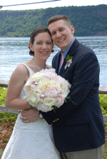 Jill and Craig Logan on Wedding Day